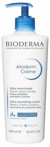 ATODERM  Crème ULTRA  500ml, hranljiva krema za veoma suvu i osetljivu kožu, za lice i telo- BIODERMA