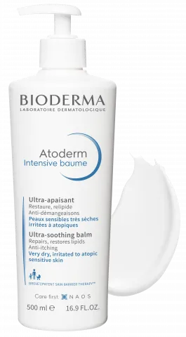  ATODERM Intensive Baume 500ml, umirujuća krema za negu atopične kože, za lice i telo- BIODERMA