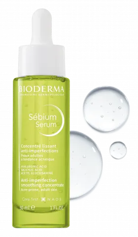 Sebium Serum 30ml, ekobiološki serum koji deluje na nepravilnosti i znakove starenja za masnu i kombinovanu kožu-BIODERMA