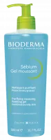 Sebium Gel moussant 500ml, pročišćavajući penasti gel za čišćenje masne i kombinovane kože-BIODERMA